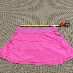 Lululemon size 6 women’s tennis skirt pink